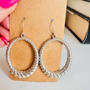 Elegant Silver Hoop Earrings